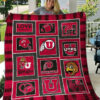 ncaa utah utes 3d customized personalized 3d customized quilt blanket