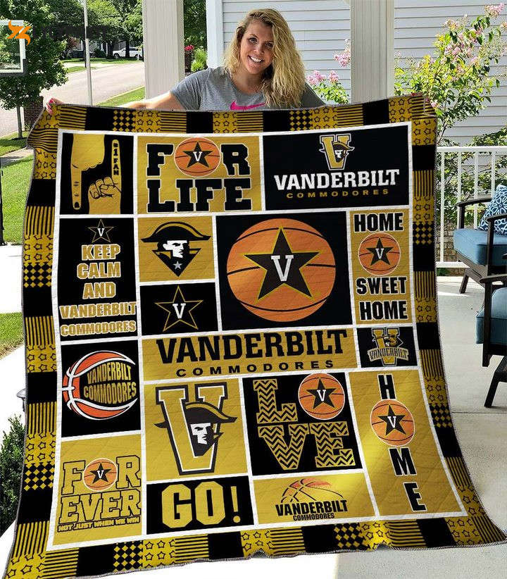 ncaa vanderbilt commodores 3d customized personalized 3d customized quilt blanket