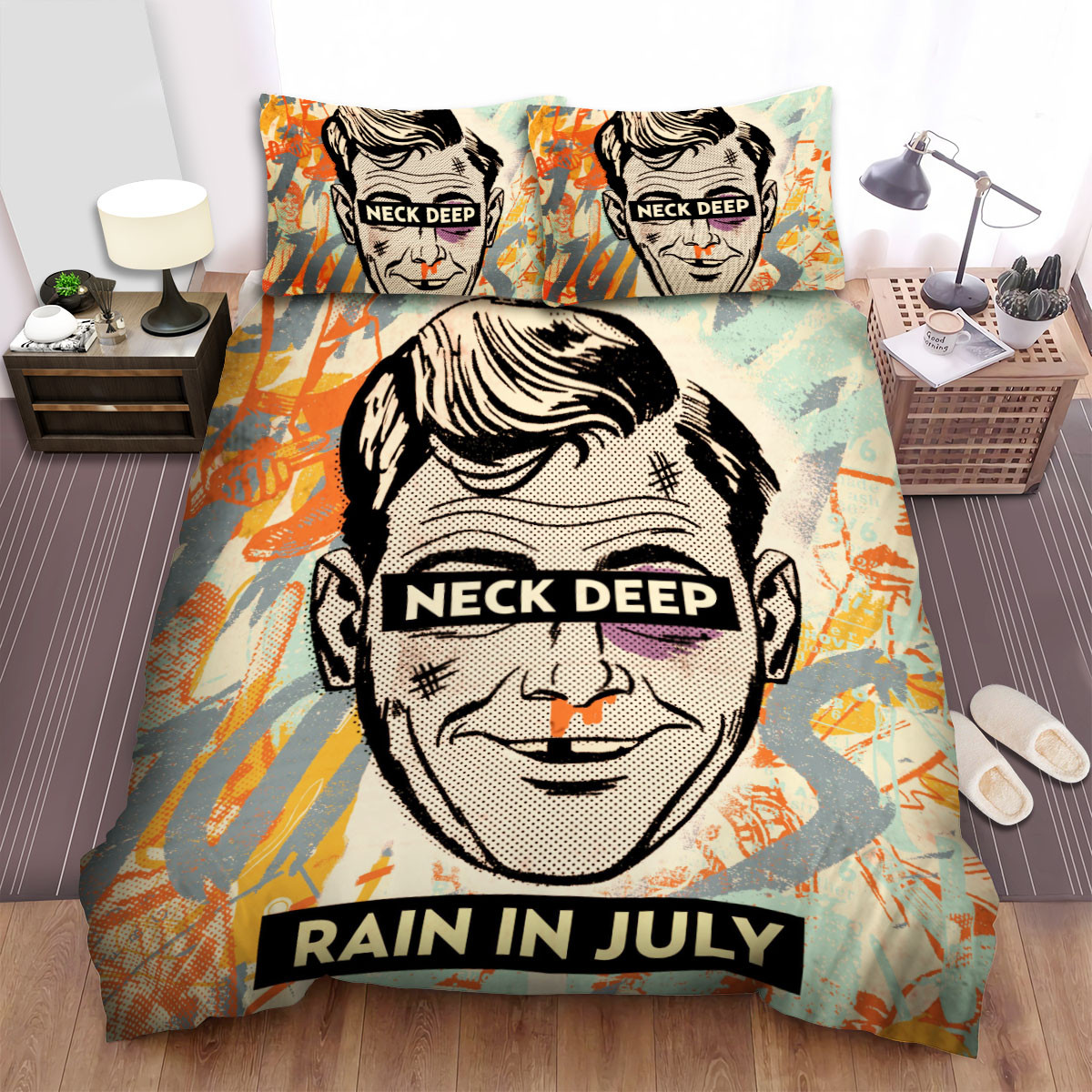 neck deep rain in july duvet cover bedroom sets comfortable bedding sets yulal