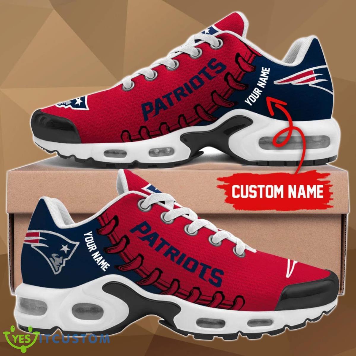 new england patriots air cushion sports shoes custom name for fans