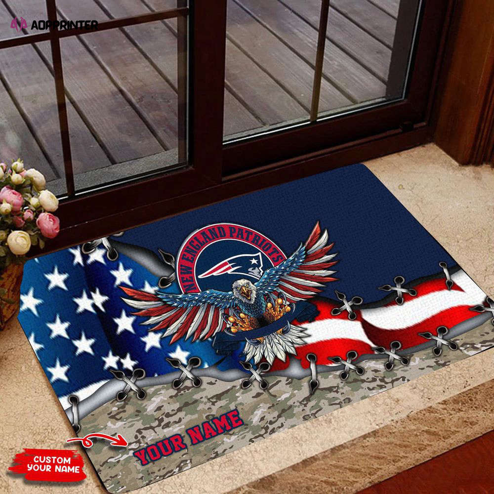 new england patriots personalized doormat best gift for home decor