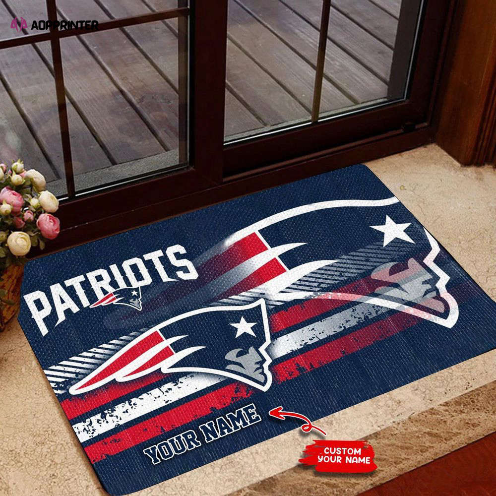 new england patriots personalized doormat best gift for home decor 1 1