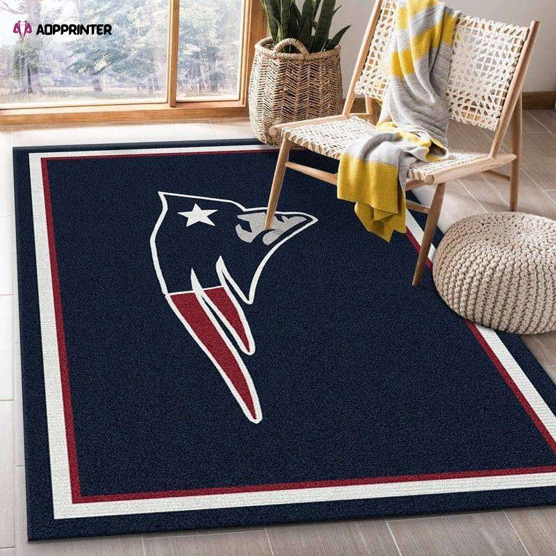 new england patriots rug living room floor decor fan gifts 3