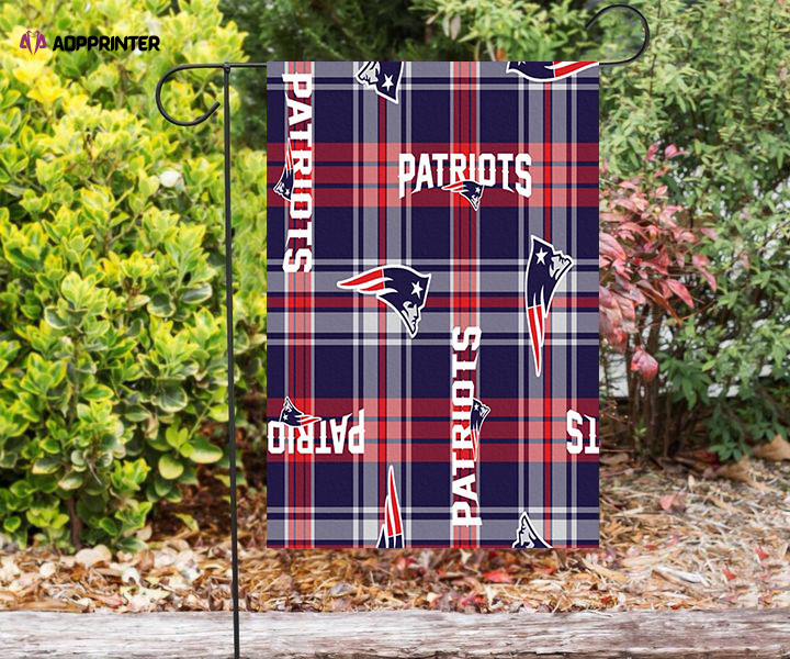 new england patriots9 double sided printing garden flag home decor gifts