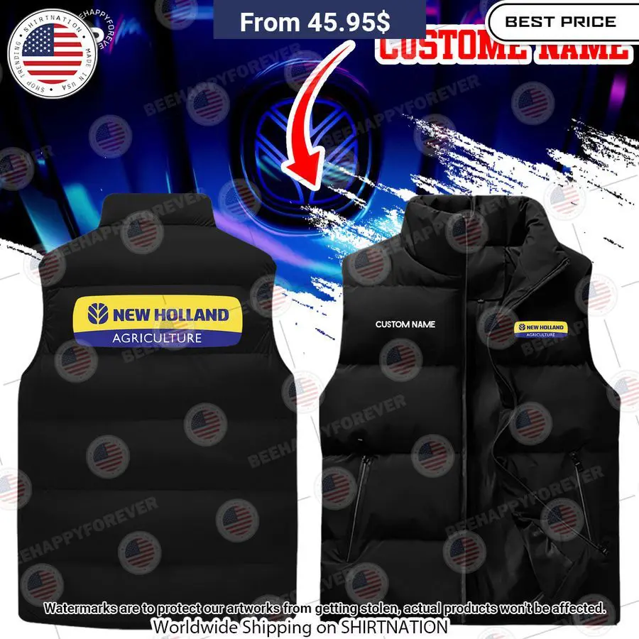 new holland custom sleeveless down jacket 1 299