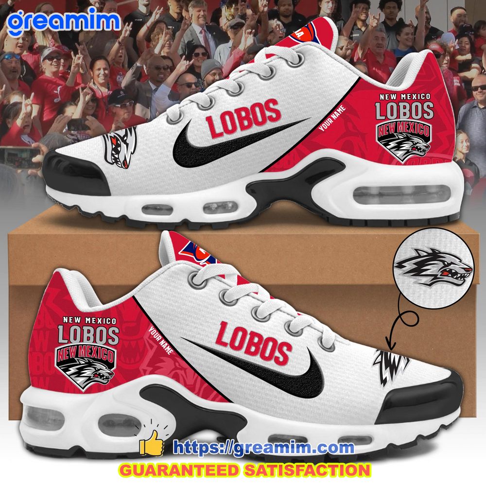 new mexico lobos custom nike air max plus shoes 1 pJUDf