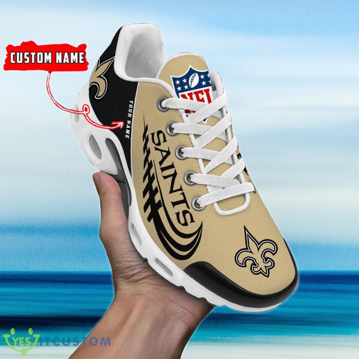 new orleans saints custom name air cushion sports shoes