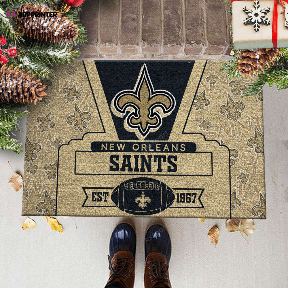 new orleans saints doormat best gift for home decor