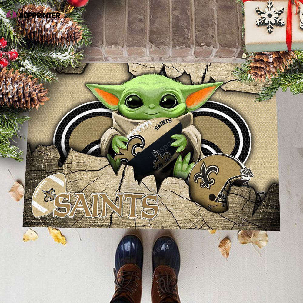 new orleans saints doormat best gift for home decor 1 1