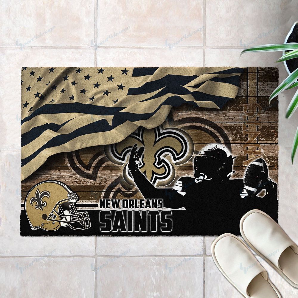 new orleans saints doormat bg51