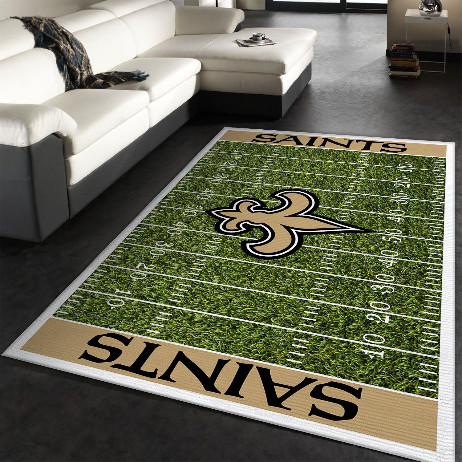 new orleans saints nfl rug custom size and printing 0