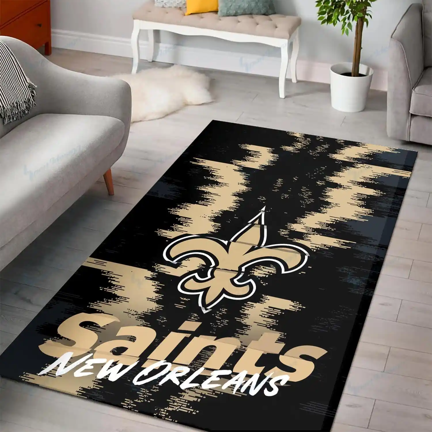 new orleans saints premium rectangle rug 20 ri05y