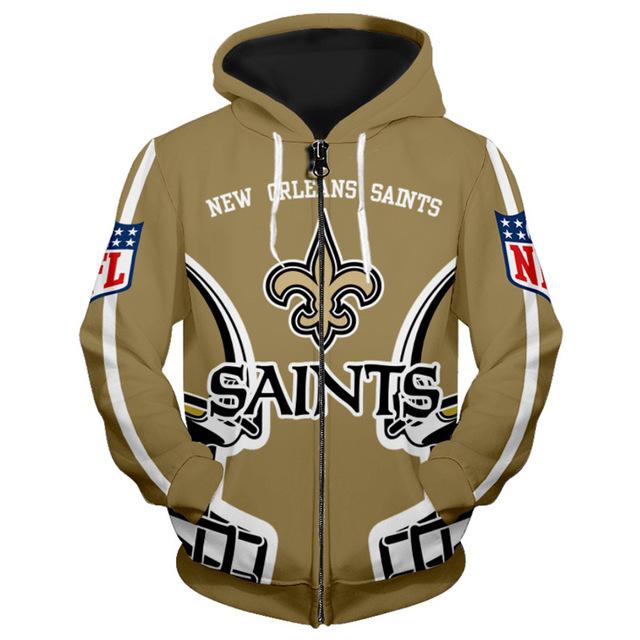 new orleans saints zip up hoodies 3d sweatshirt sweatshirt 1000x