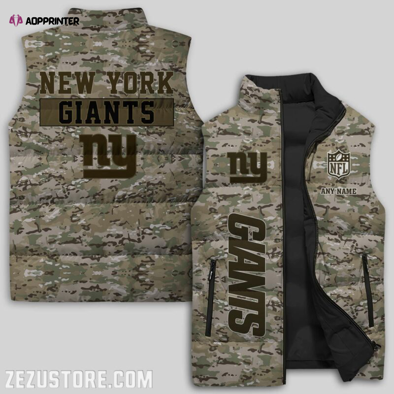 new york giants nfl sleeveless puffer jacket custom for fans gifts 12