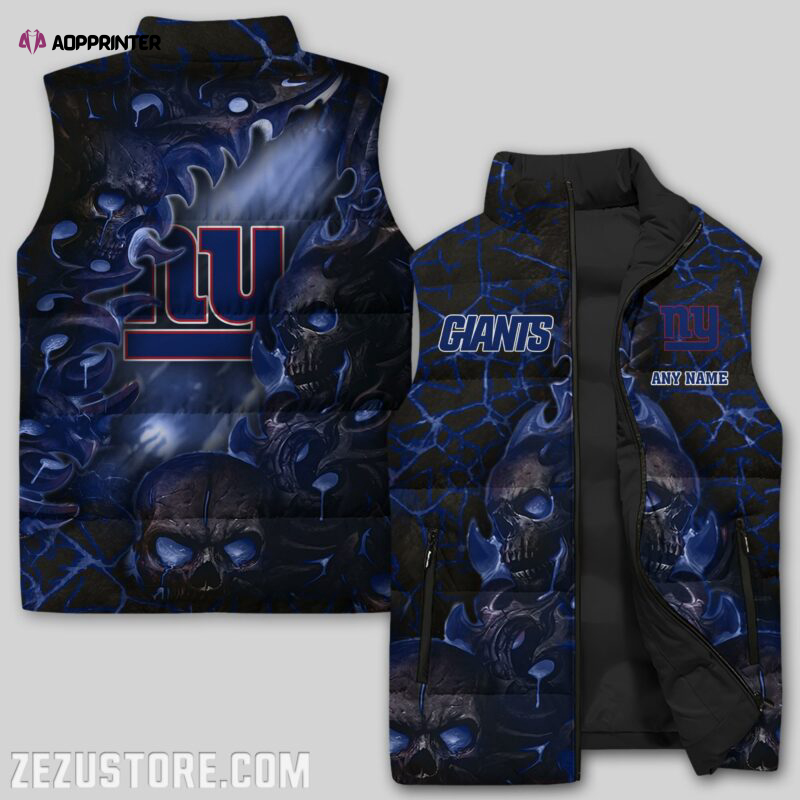 new york giants nfl sleeveless puffer jacket custom for fans gifts 18