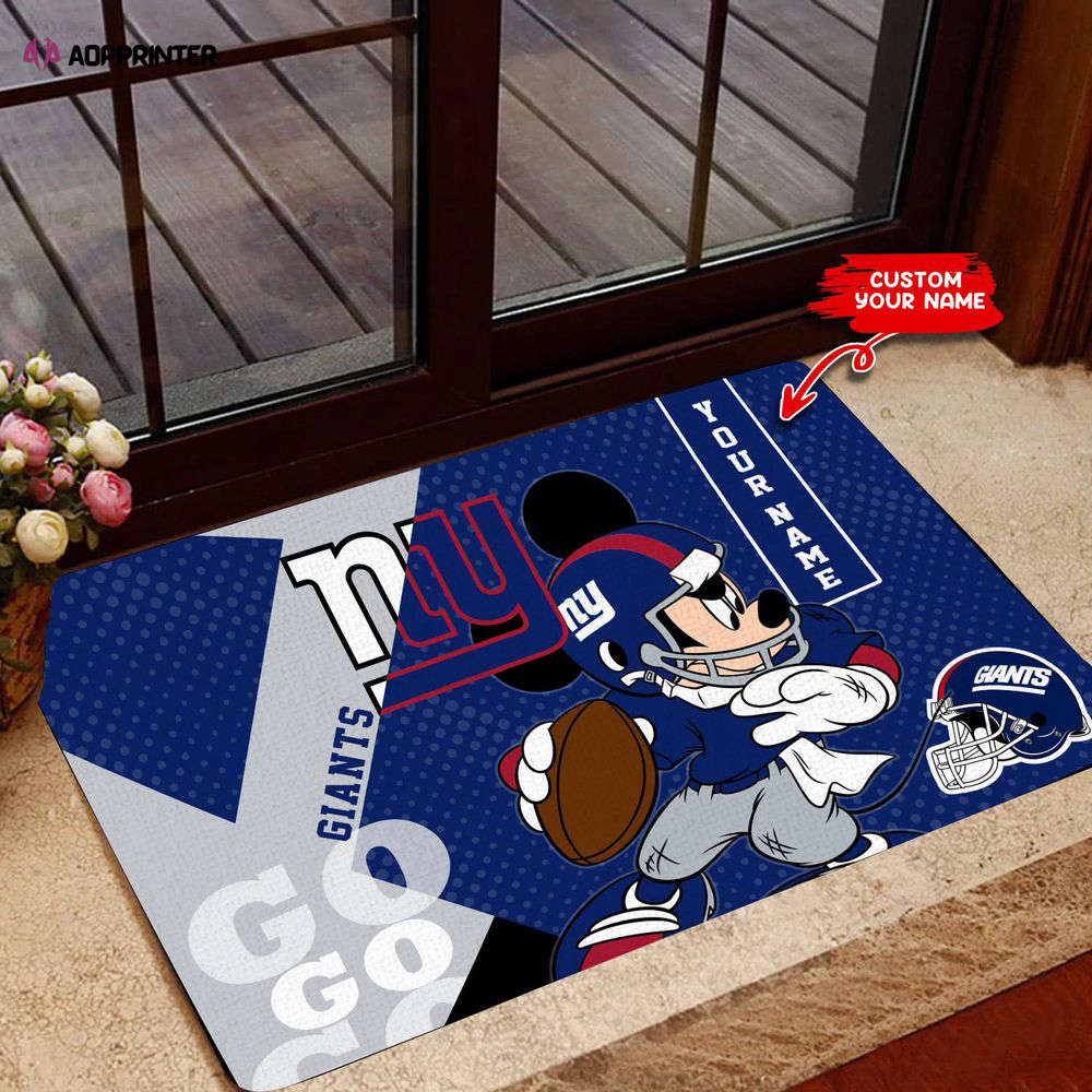 new york giants personalized doormat best gift for home decor