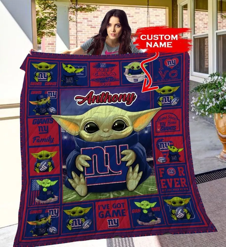 new york giants personalized premium quilt bg26 9ejmc