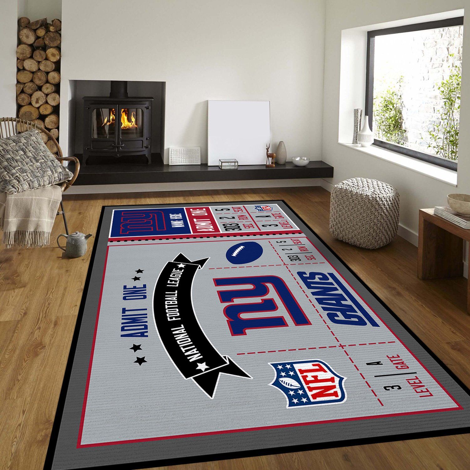 new york giants rug custom size and printing 0