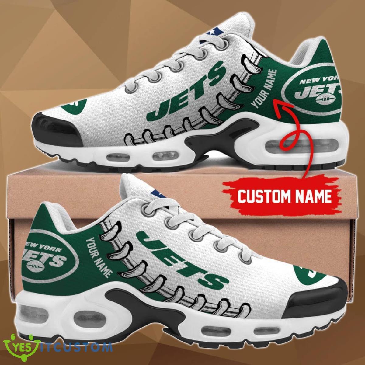 new york jets air cushion sports shoes custom name for fans