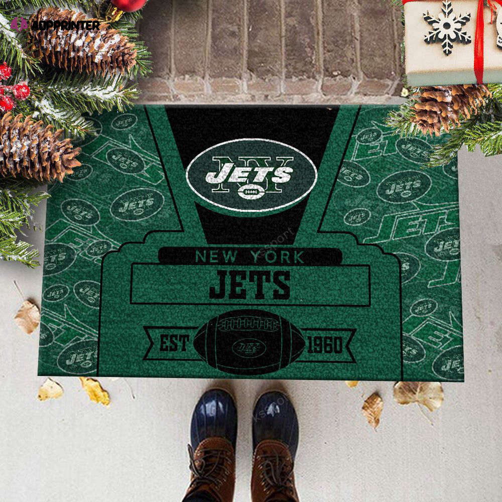 new york jets doormat best gift for home decor 1 3