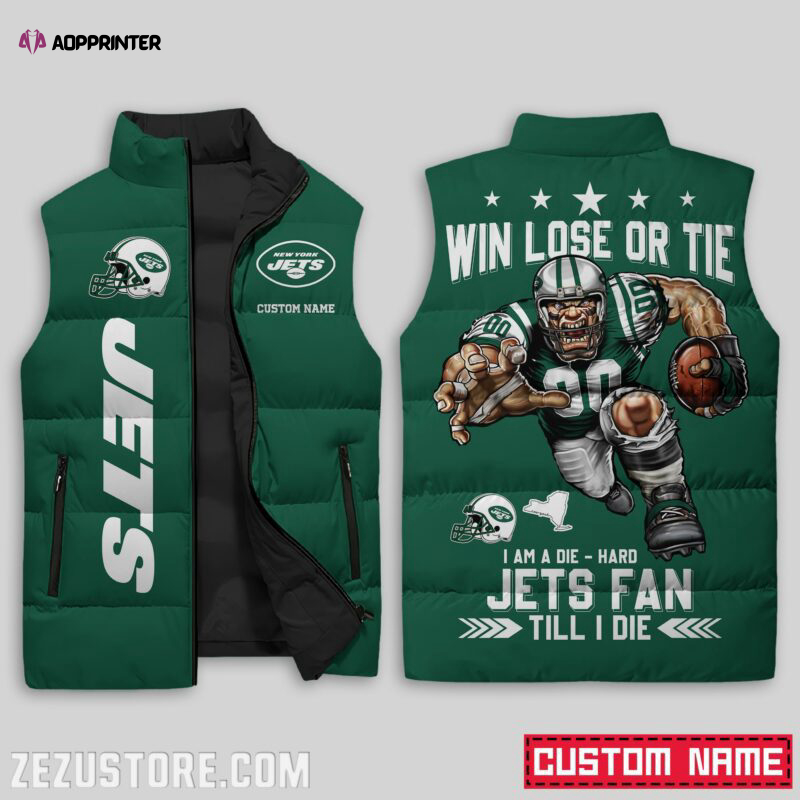 new york jets nfl sleeveless puffer jacket custom for fans gifts 6 1