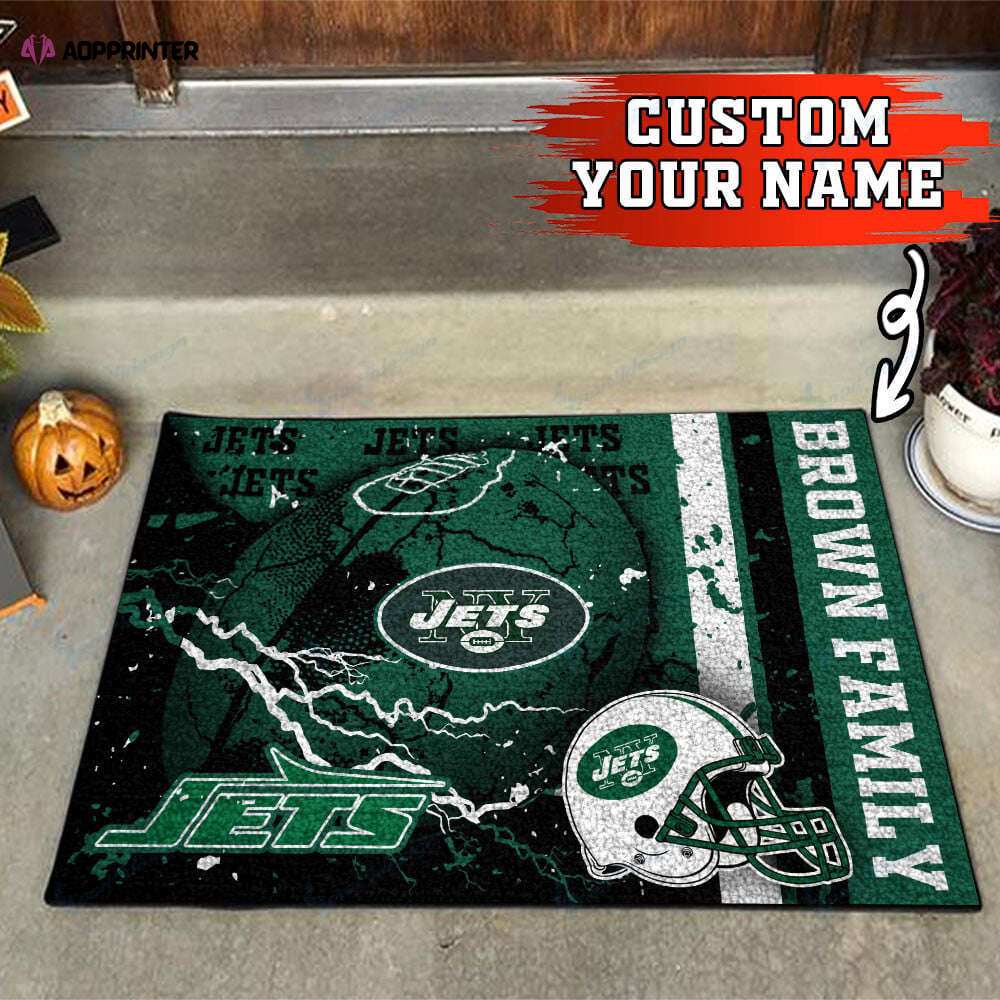 new york jets personalized doormat gift for home decor