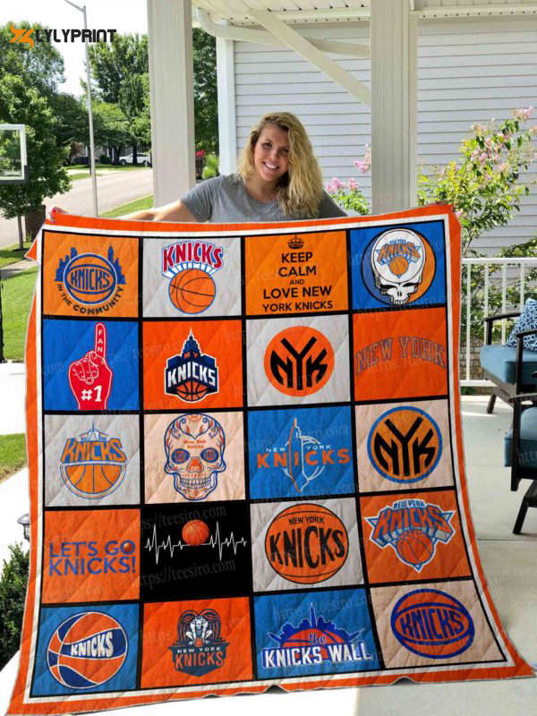 new york knicks 2 quilt blanket