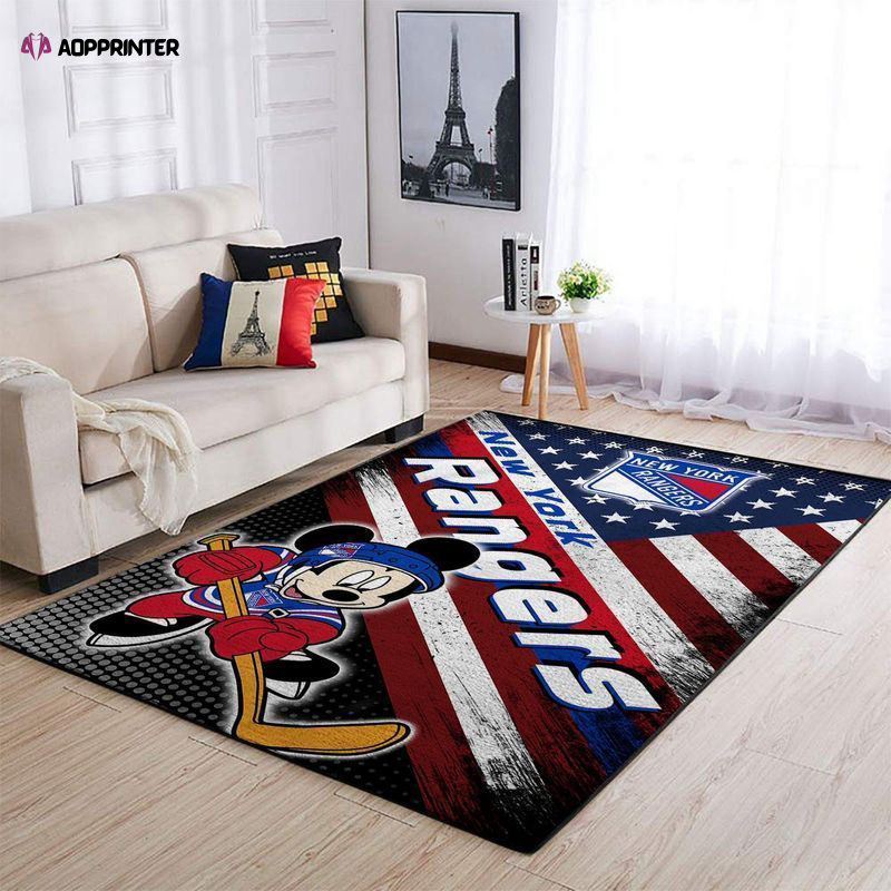 new york rangers rug living room floor decor fan gifts 9