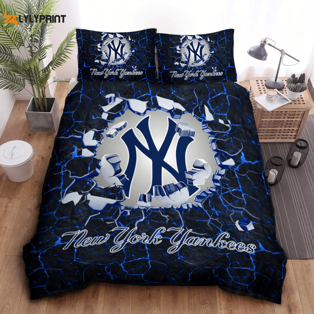 new york yankees duvet cover bedding set bd607