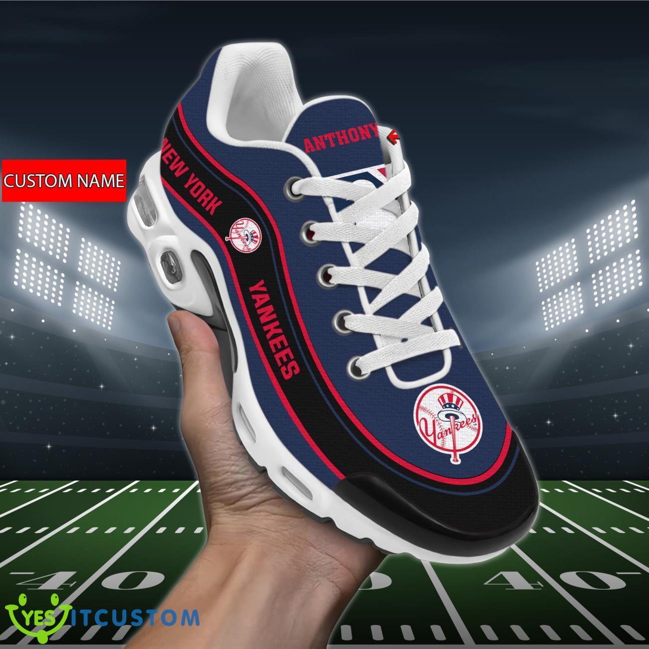 new york yankees mlb air cushion sports shoes custom name for fans