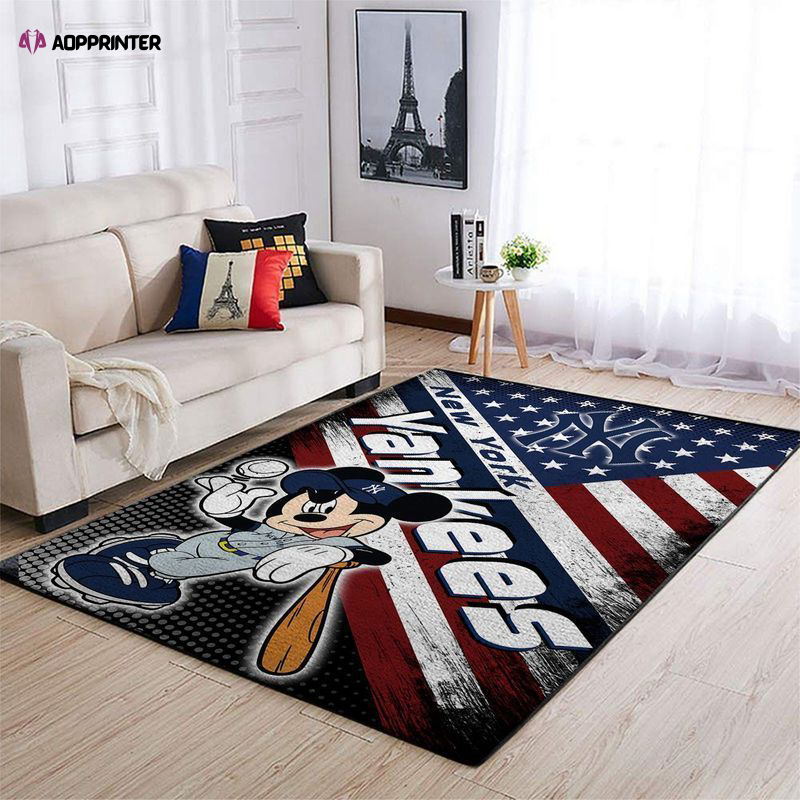 new york yankees rug living room floor decor fan gifts 36