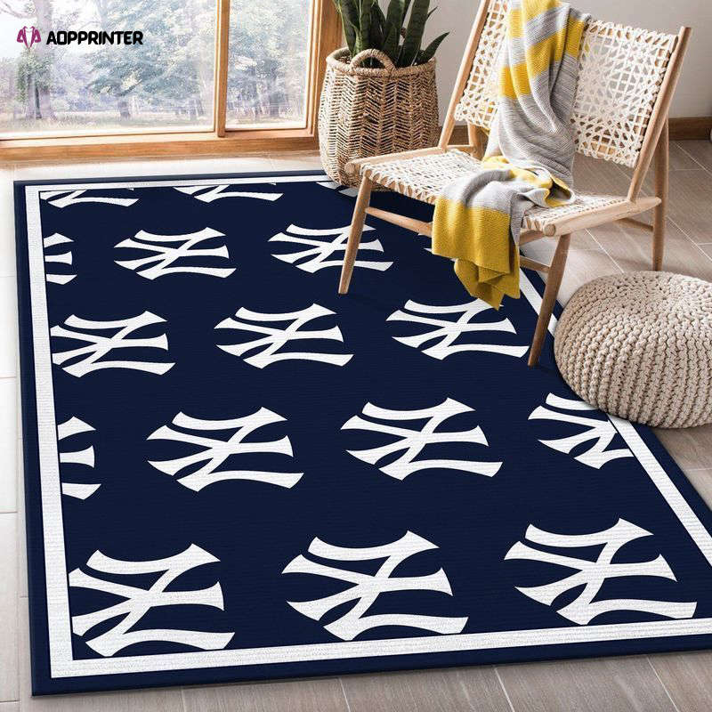 new york yankees rug living room floor decor fan gifts 48