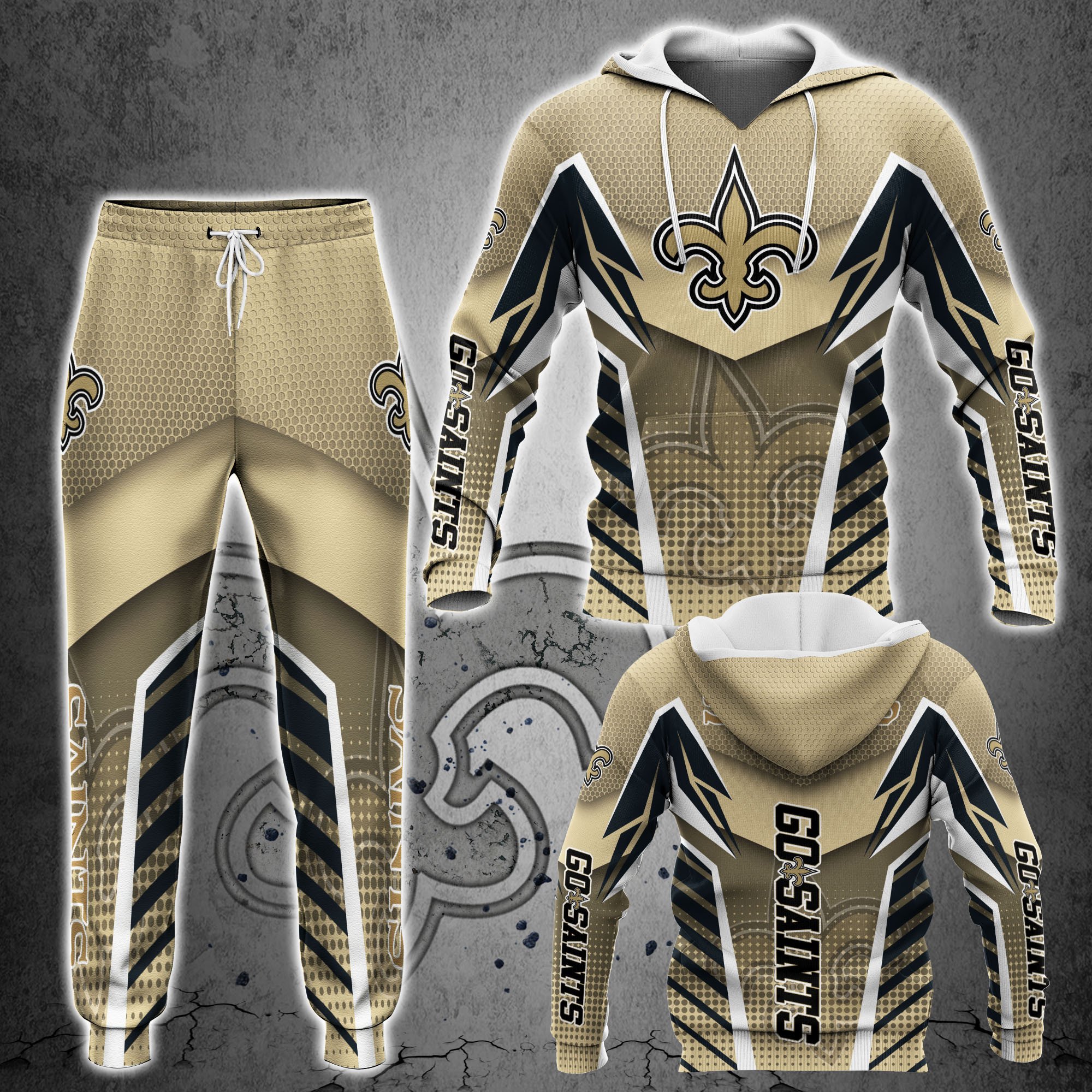 new orleans saints nfl hoodie and joggers new collection for sports fans na25196 knmknjru2j