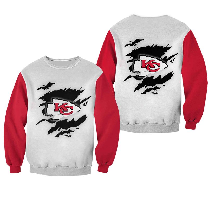 nfl kansas city chiefs limited edition all over print sweatshirt new00381076404027 3vz6c