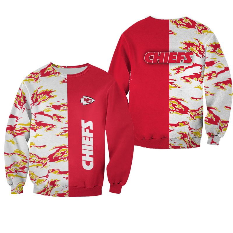 nfl kansas city chiefs limited edition all over print sweatshirt unisex size new01291067968462 e8rbz