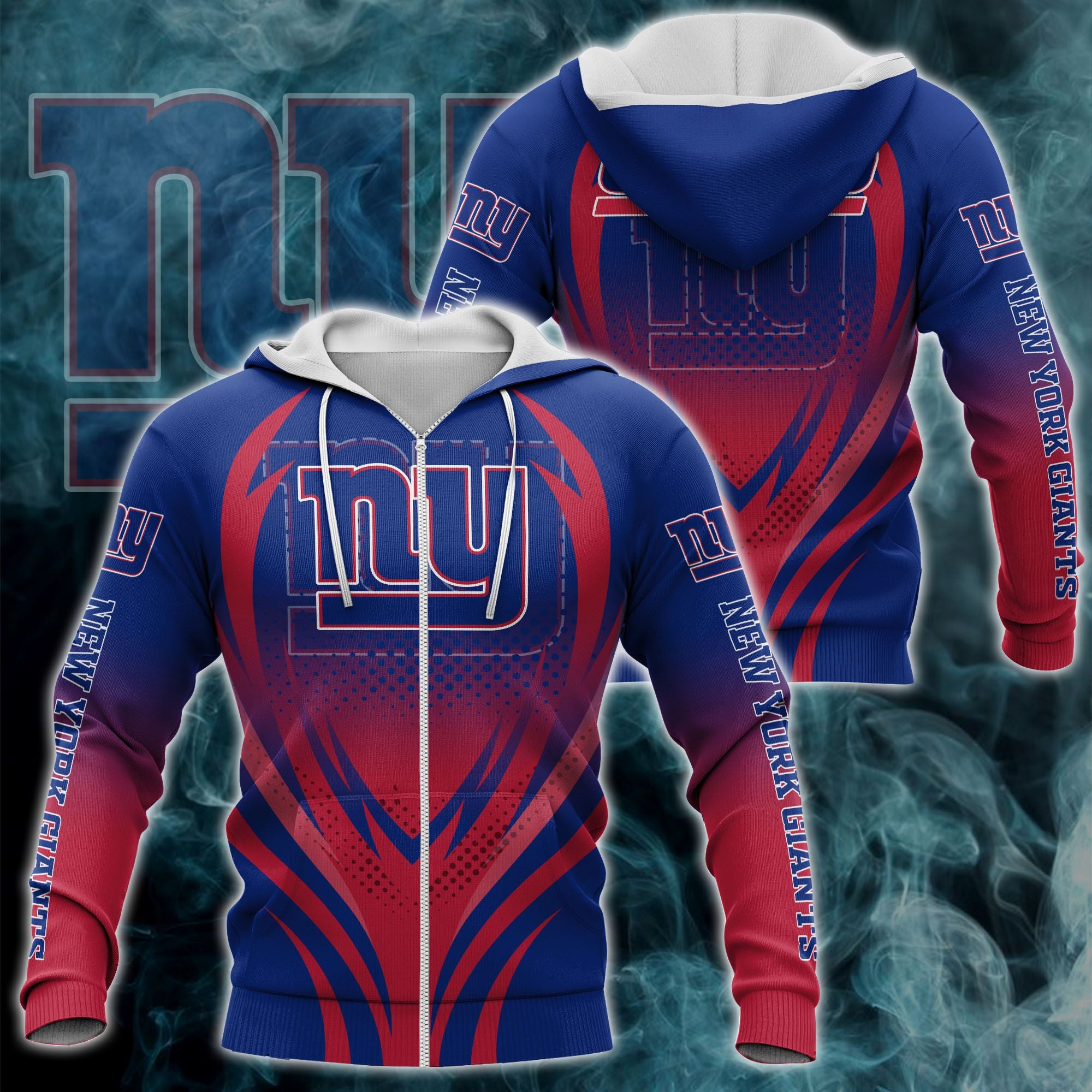 nfl printed new york giants zipper hoodie 3d print h04fs 9382 nmlwx