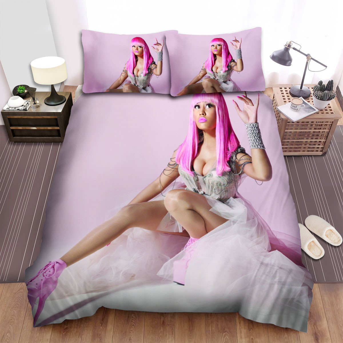 nicki minaj in pink duvet cover bedroom sets comfortable bedding sets yoihc