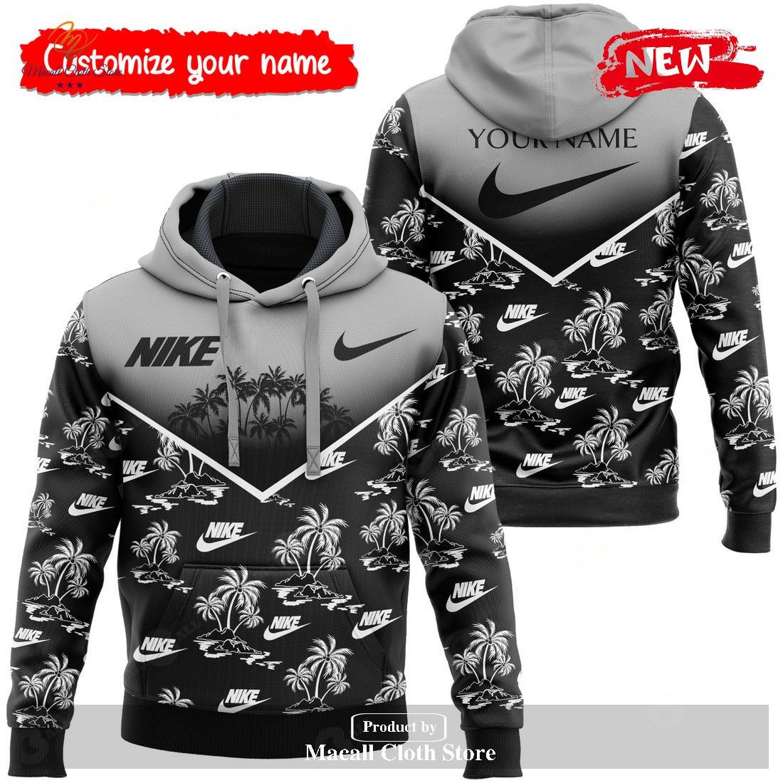 nike custom coconut tree luxury design full option style us nike hoodie sweatshirt 3d and pants 1 hGrZQ