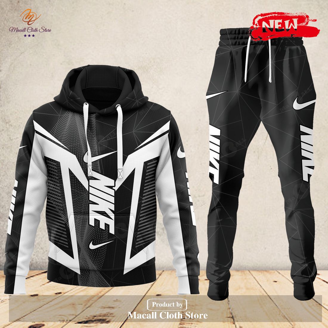 nike fashion black white premium design luxury us hoodie sweatshirt 3d and pants 1 OSdOY