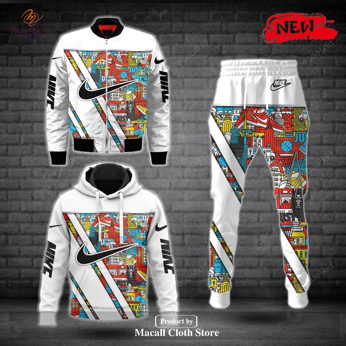 nike fashion full color options hot luxury design hoodie sweatshirt 3d and pants 1 VZHiF