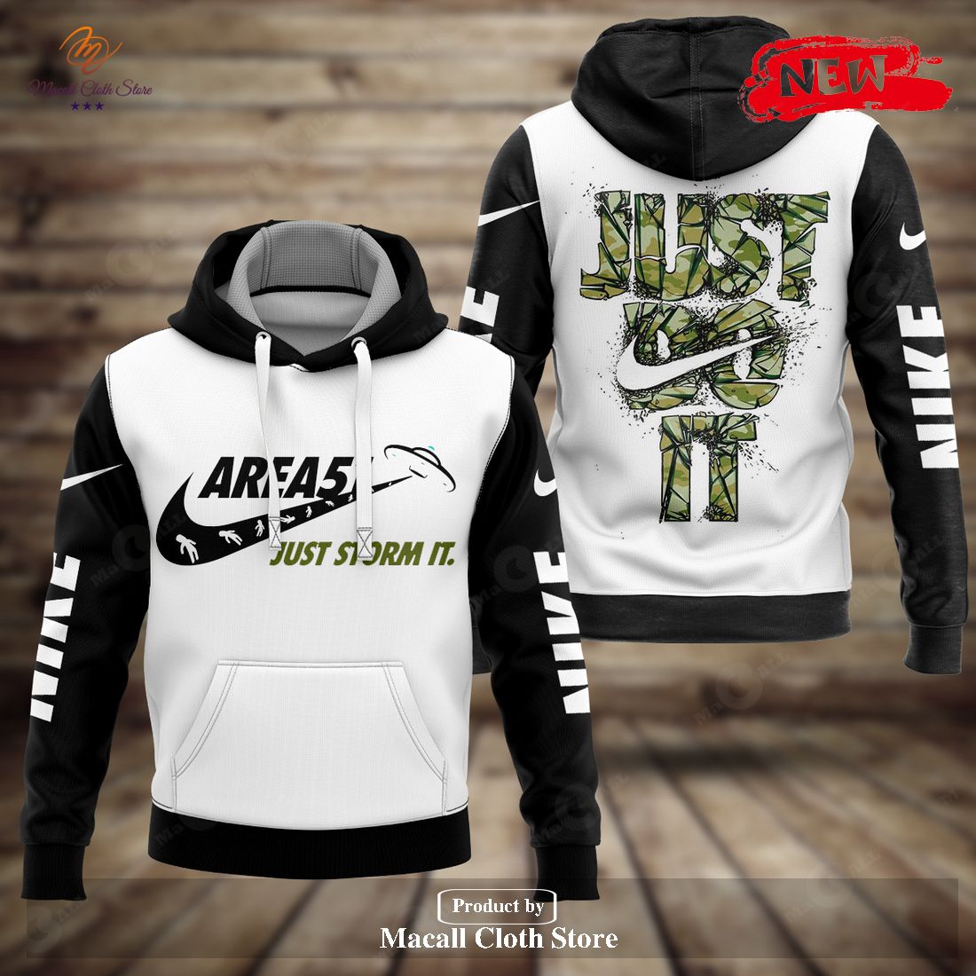 nike white fashion just storm it just do it luxury design hoodie sweatshirt 3d and pants 1 iqY1p