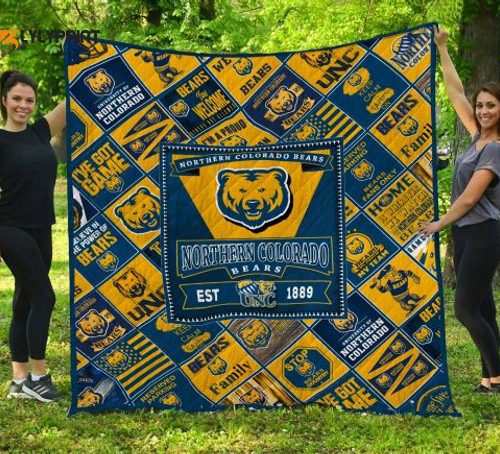 northern colorado bears quilt blanket for fans home decor gift 1 3 500x454 1