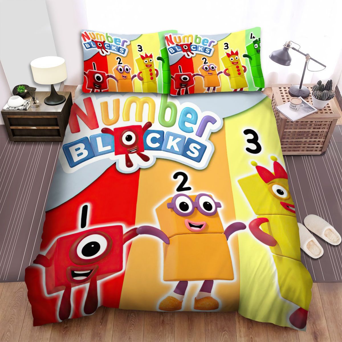 numberblocks group standing together duvet cover bedroom sets comfortable bedding sets n2fjr