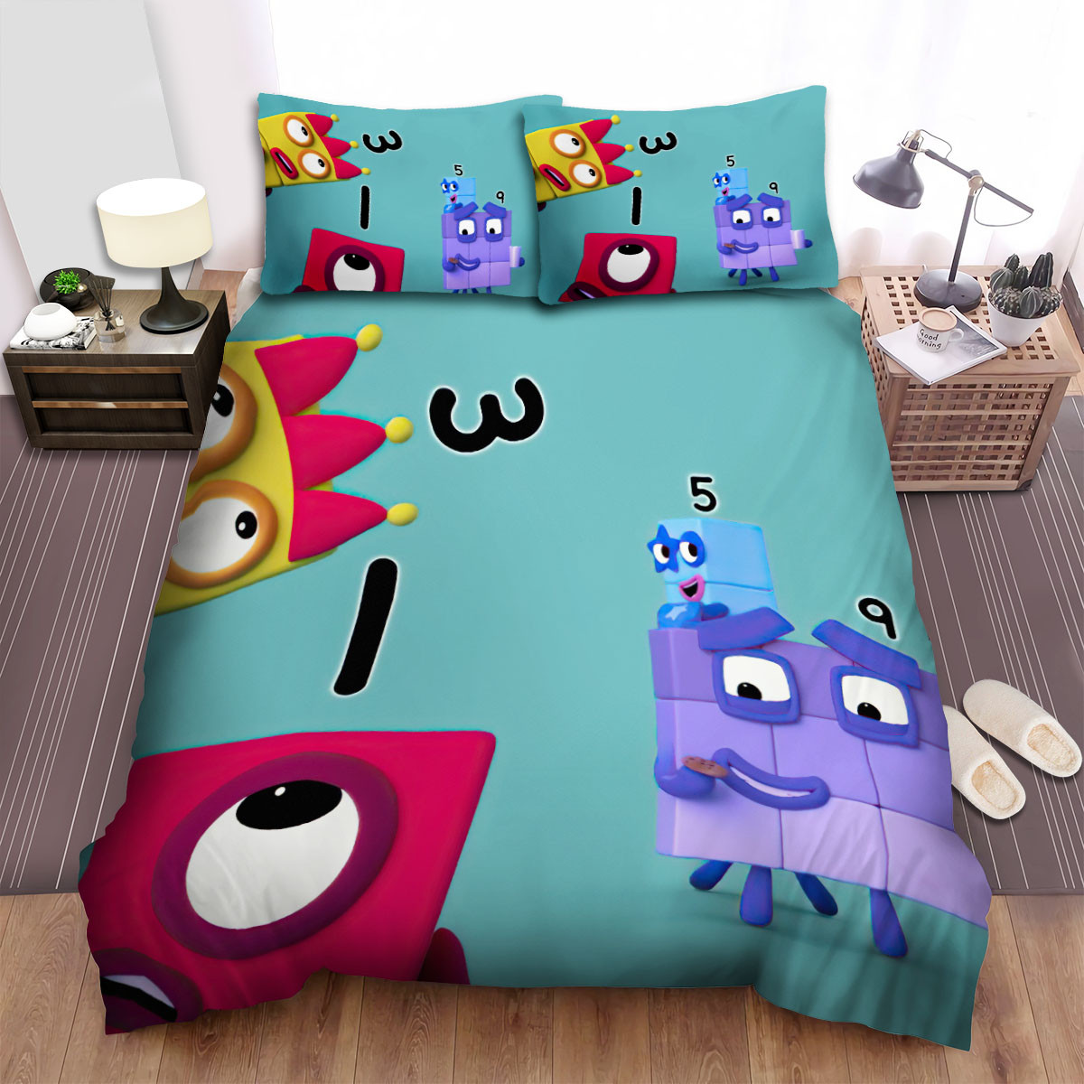 numberblocks main characters duvet cover bedroom sets comfortable bedding sets kblky