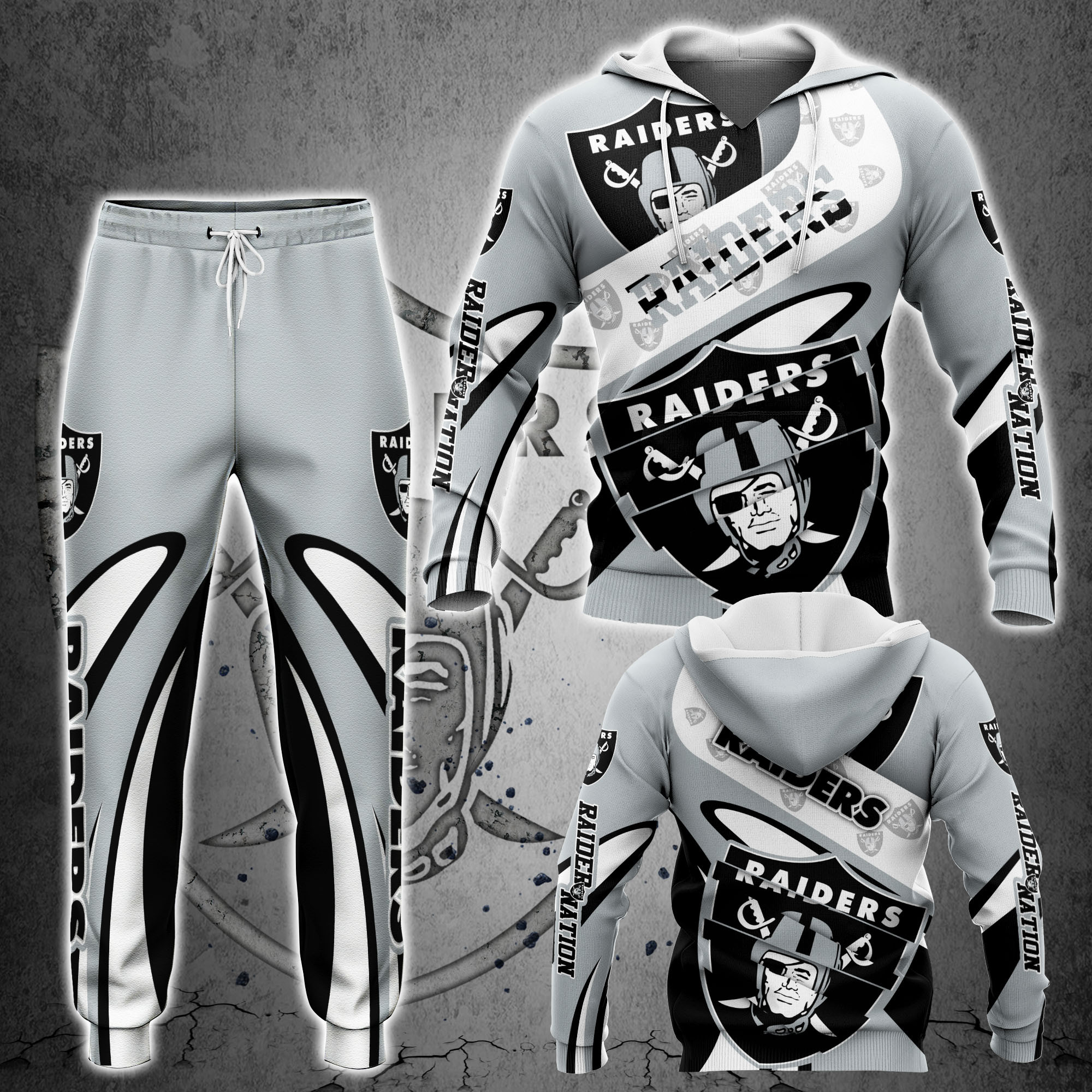 oakland raiders nfl hoodie and joggers ideal gift for your loved ones na25231 74sxwruxti