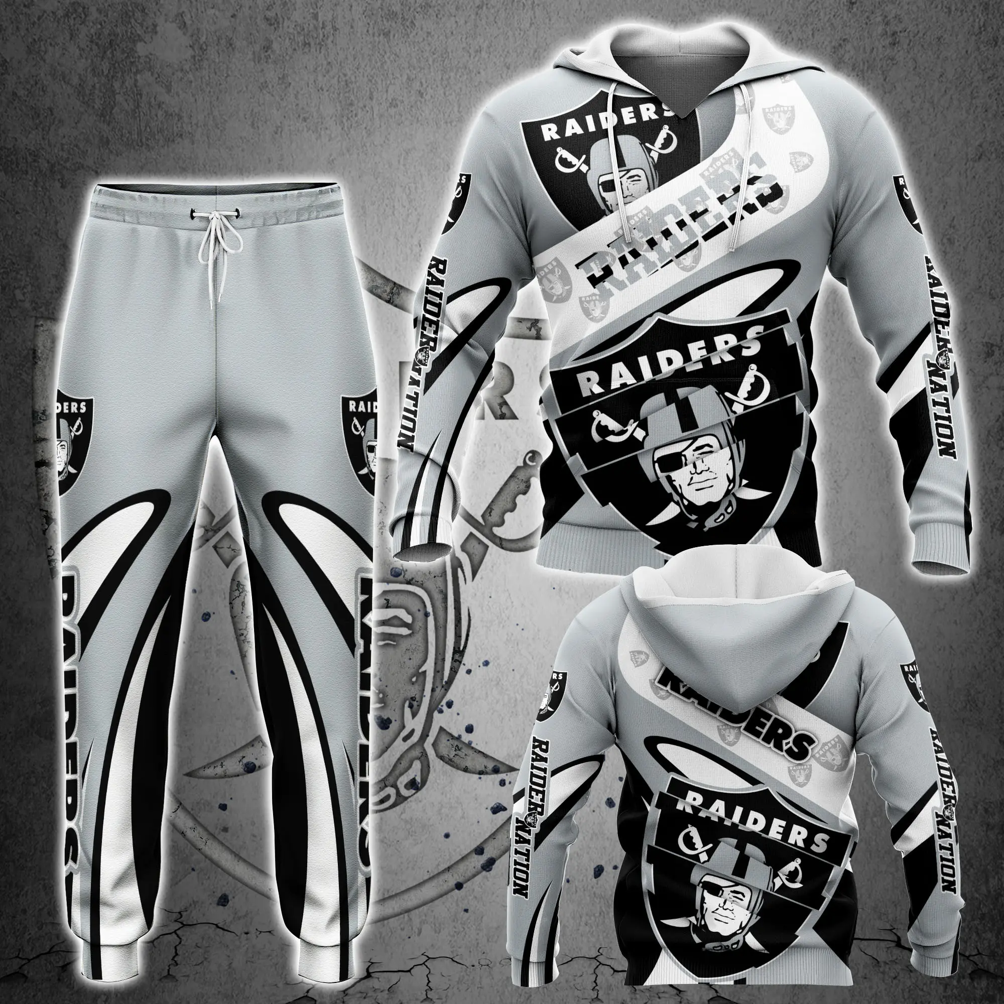 oakland raiders nfl hoodie and joggers ideal gift for your loved ones na25231 74sxwruxti