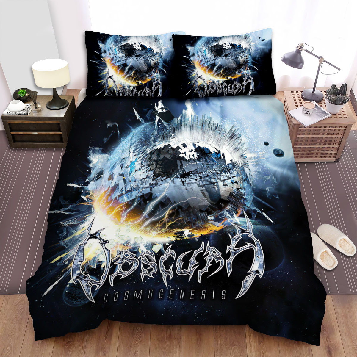 obscura cosmogenesis bed sheets spread comforter duvet cover bedding sets mkjzh