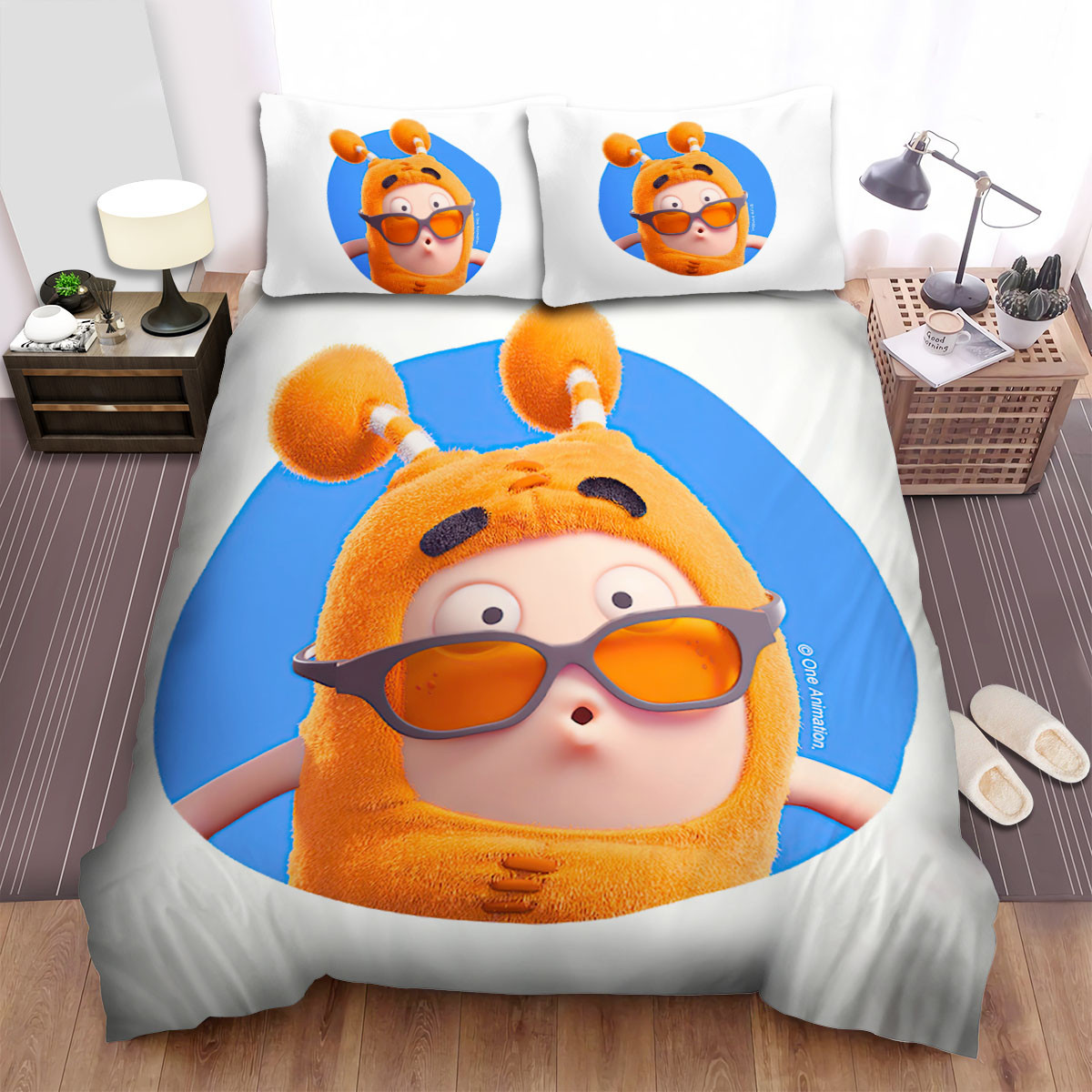 oddbods slick portrait bed sheets spread duvet cover bedding sets 0vxhe