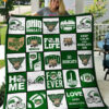 ohio bobcats 2 quilt blanket