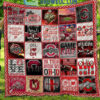 ohio state buckeyes 1 quilt blanket for fans home decor gift 2